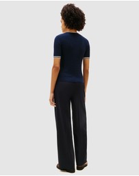 Tommy Hilfiger - Cable Knit Short Sleeve Jumper