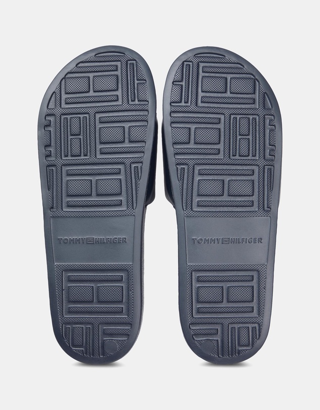 Tommy Hilfiger - Raised Embroidery Pool Slides - Men's