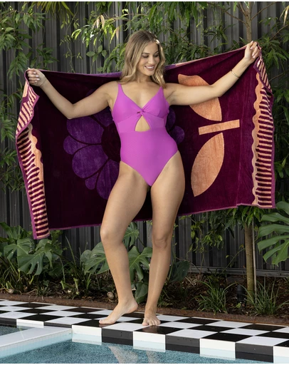 Bambury - Dana Jacquard Beach Towel