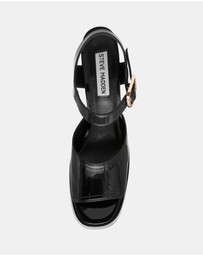 Steve Madden - Soho Black Patent Heels