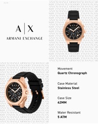 Armani Exchange - Black Chronograph Watch