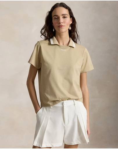 Polo Ralph Lauren - Jersey Layered-Collar Polo Shirt