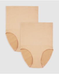 Ambra - 2 Pack Reshape Hi Waisted Brief