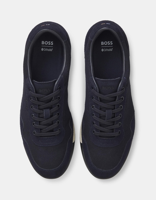 BOSS - Nitan Low Profile Suede Trainers