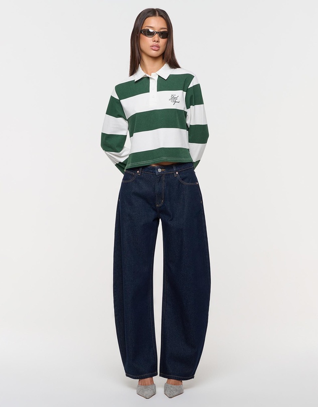 Abrand - 95 Barrel Crop Jeans - ICONIC EXCLUSIVE