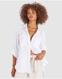 CAMIXA - Luna Oversize Linen Shirt