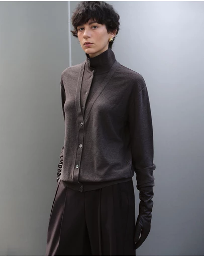 Source Unknown - Fabbie Layered Cardigan