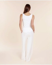 Gingerlilly - Liberty Ribbed Singlet Henley Top