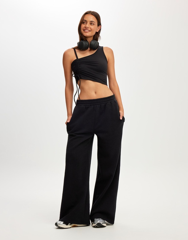 Cotton On Body Active - Fleece Wide Leg Sweatpant