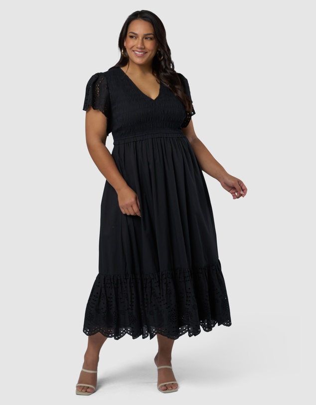 Something 4 Olivia - Anastasia Broderie Midi Dress