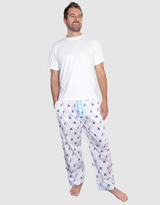 Sant And Abel - Men's Cricket Pink PJ Pants