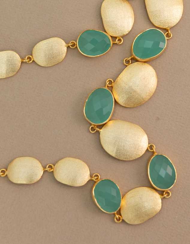 Meshca - Dako Aqua Necklace