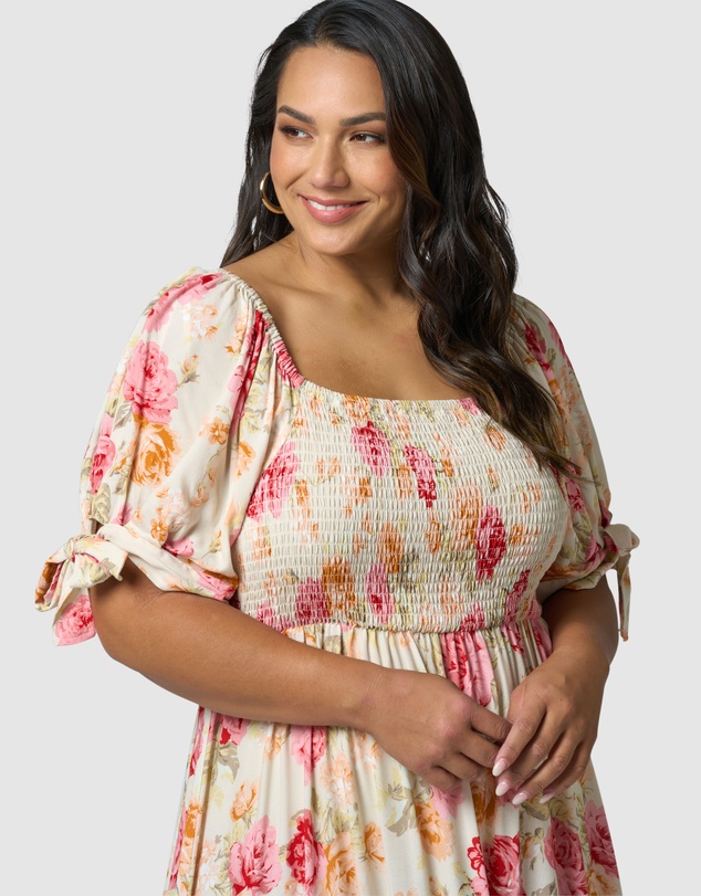 Something 4 Olivia - Felicity Ruffle Maxi Dress
