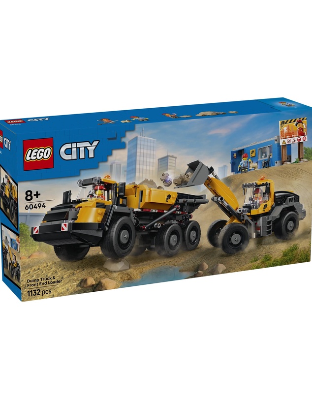 LEGO - 60494 Dump Truck & Front End Loader