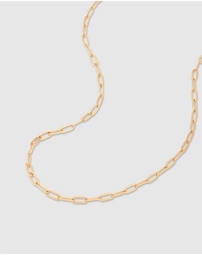 Wanderlust + Co - Petite Harper Gold Essential Chain Necklace