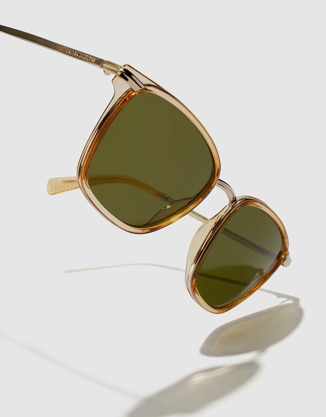 Hawkers Co - HAWKERS - Champagne Juniper Green INK Sunglasses for Men and Women UV400