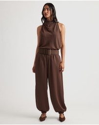 Decjuba - Holly Satin Balloon Pants
