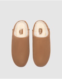 EVERAU - Australian Shepherd Ugg Somni Cow Suede Upper Loafer Oxfords Flats