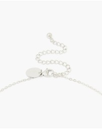 Lovisa - Waterproof Stainless Steel Large Bubble Letter C Necklace