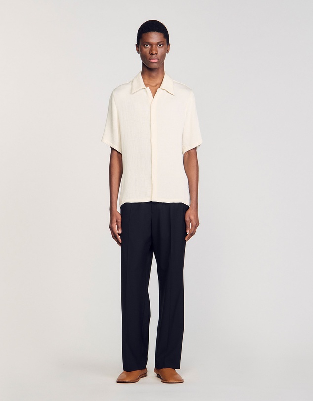 Sandro - Micropleated Mc Shirt