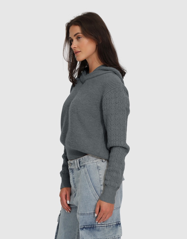 Belle & Bloom - On the Run Knitted Hoodie