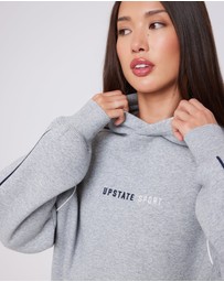 Upstate - Velocity Hoodie - Grey Marle