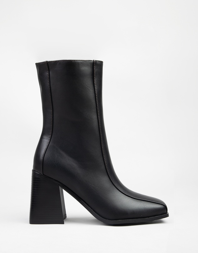 RAID - Jacker high block heeled boots in black