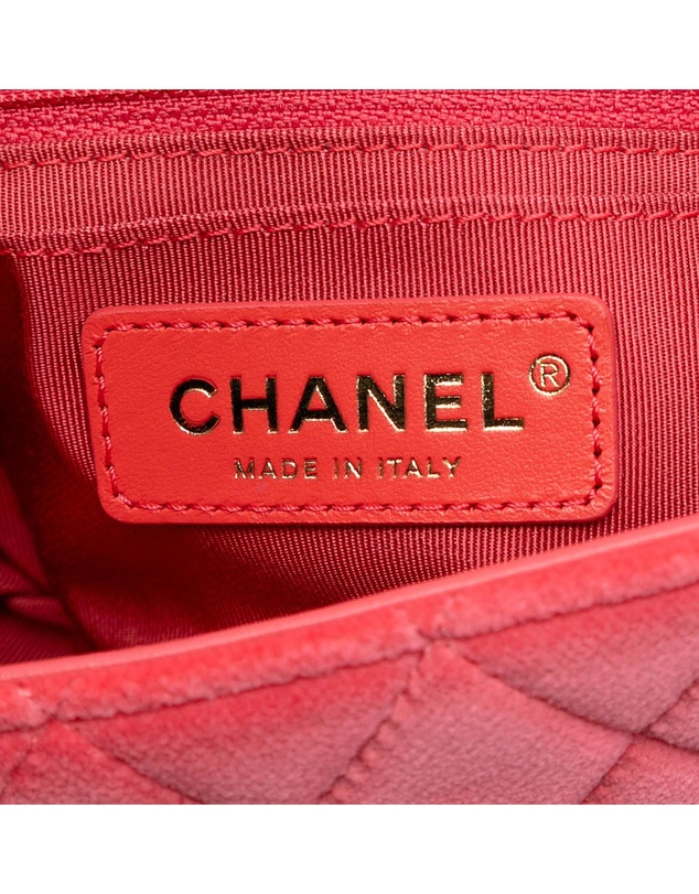 Pre-Loved by Azura Reborn - Pre-Loved Mini Square Classic Velvet Pearl Crush Single Flap