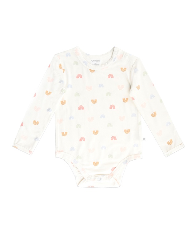 Kynd Baby - Comfy Bodysuit Long Sleeve in Over The Rainbow