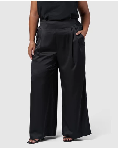 Pink Dusk by Curve Project - Last Time Satin Pants