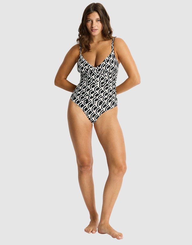 Sea Level Australia - Costa Cross Front Scoop Back One Piece