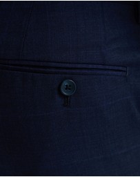 Oxford - Auden Wool Checked Suit Trouser