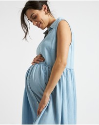 Ripe Maternity - Bec Chambray Dress