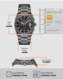 Armani Exchange - Gunmetal Chronograph Watch