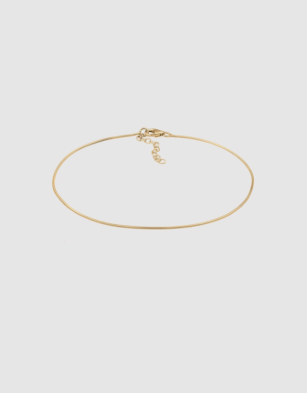 Elli Jewelry - Anklet in Gold-Plated 925 Silver