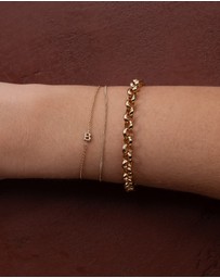 YCL  - Bubble Initial Bracelet Z