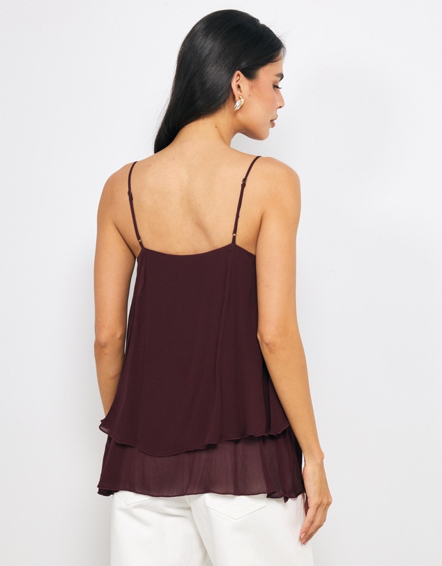 AERE - Willow Georgette Layered Cami
