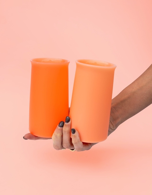 porter green - stegg | silicone unbreakable highball glasses