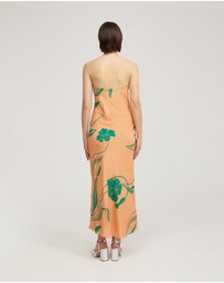 Oxford - Rio Strapless Printed Dress