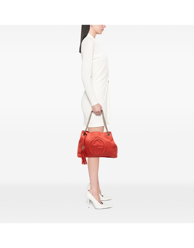 Pre-Loved by Azura Reborn - Pre-Loved Medium Leather Soho Chain Tote