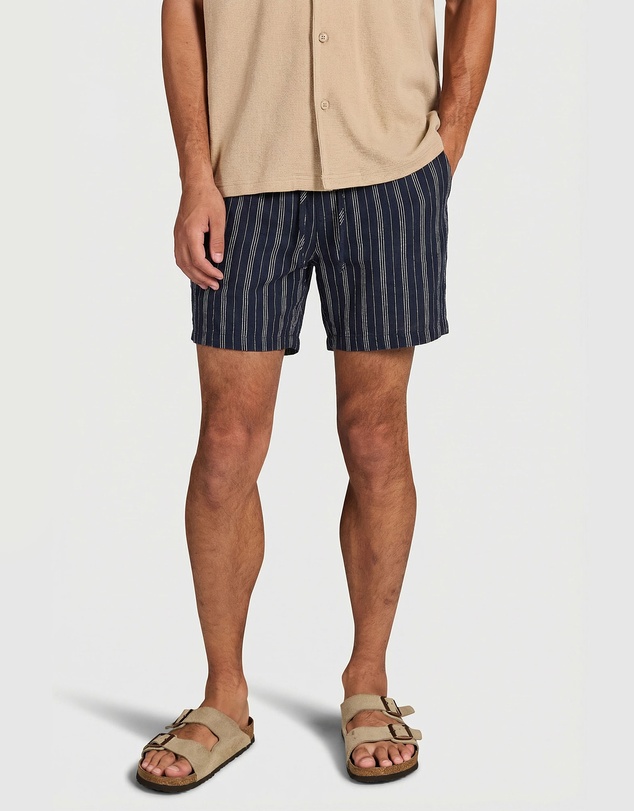 Academy Brand - Stripe Riviera Linen Short