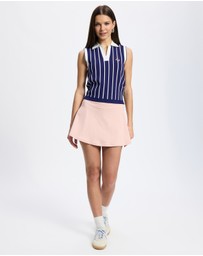 Walker Golf Things - Stripe Knit Polo - ICONIC EXCLUSIVE