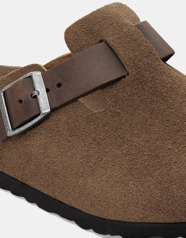 Birkenstock - Boston Oiled Suede Leather Regular - Unisex