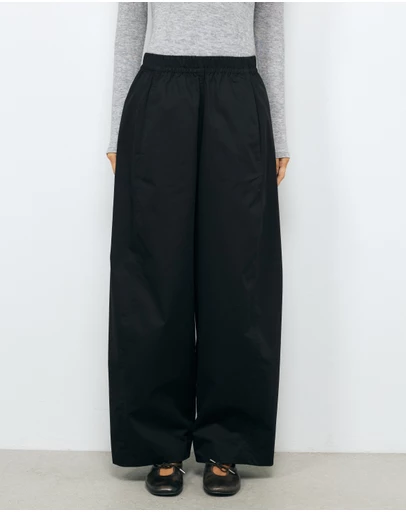 AERE - Organic Cotton Twill Barrel Leg Pants