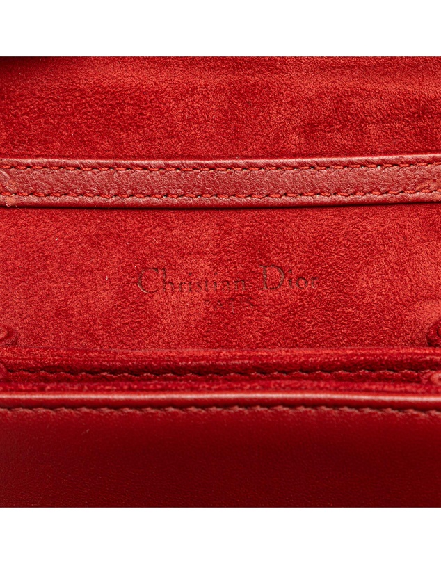 Pre-Loved by Azura Reborn - Pre-Loved Studded Lambskin Vertical Diorama Crossbody