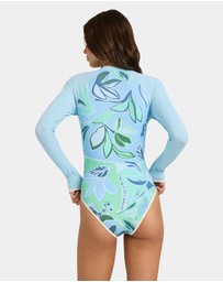 Roxy - Womens Botanic Active Long Sleeve One Piece Rash Vest