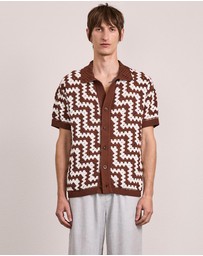 Frescobol Carioca - Pinto Cotton Crochet SS Cardigan