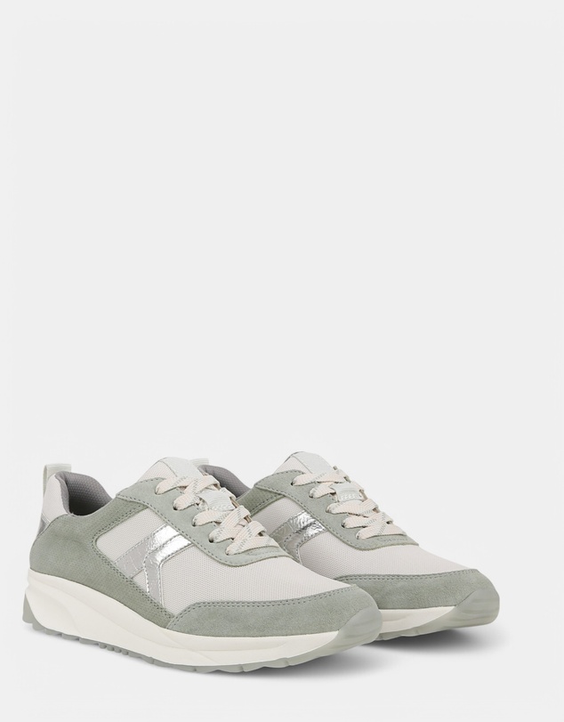 Naturalizer - Shay Jogger Lace-Up Sneaker - White/Green