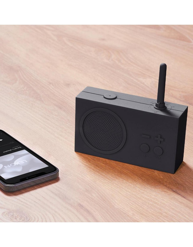 Lexon - Lexon Thykho 3 Fm Radio & Bluetooth Speaker - Grey