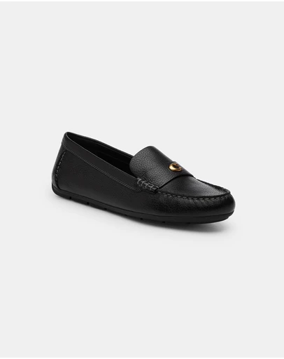 Coach - Sculpted C Leather Driver Shoes